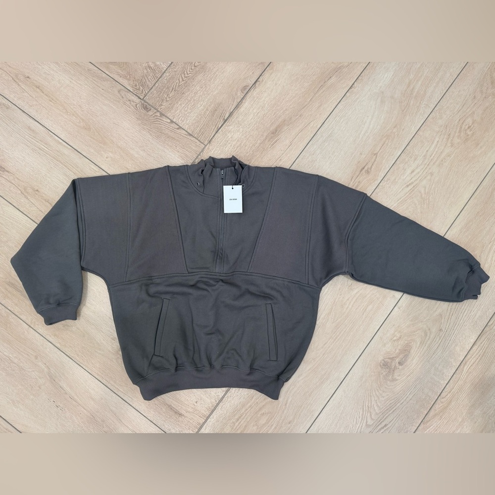 Joah Brown “Retro Half-Zip” Pullover - Sage French Terry